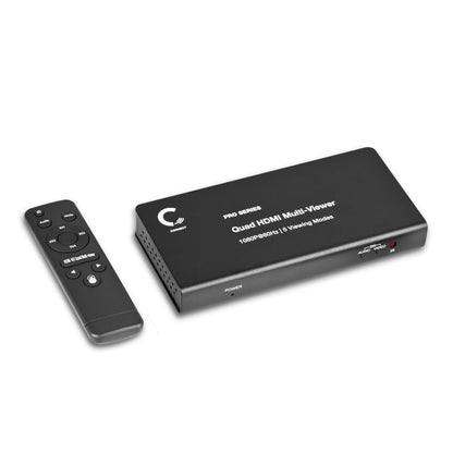 Expert Connect 4 Ports Quad HDMI Multi-Viewer/Screen Divider/Switch | 1080p @ 60Hz | 5 Viewing Modes