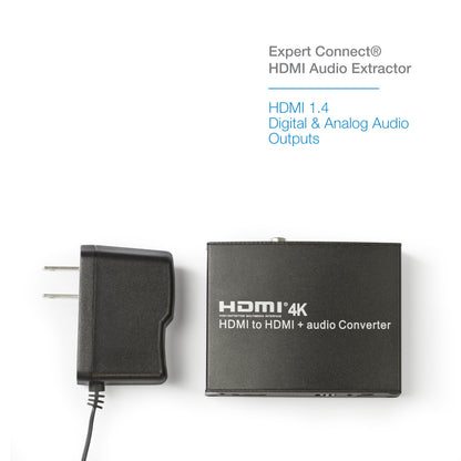 4K/2K@30Hz | Coaxial / Optical (SPDIF / Toslink) / 3.5mm Jack - Expert Connect